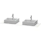 Duravit Konsole XSQUARE m 2 Auschnitten 16x1600x550mm we ma