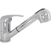 Puteus Armatur MIX in Chrom mit verstellbarer Handbrause