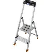 Krause Stufen-Stehleiter Safepro, 2 Stufen