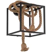 LUCANDE Vlados Design-Wandleuchte, Käfig, 29 cm