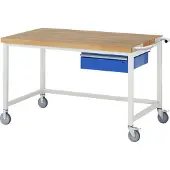 RAU Fahrbare Werkbank 8001, B1500xT900xH880mm, 1x Schublade-TA