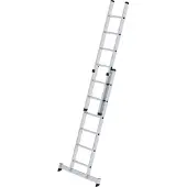 Proregal Sprossen-Schiebeleiter 2-teilig mit nivello-Traverse 2x6 Sprossen