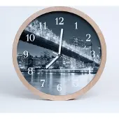 Tulup Holzuhr 20fi cm wanduhr - Bridge-Architektur