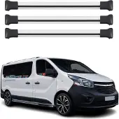 Omtec Dachträger Gepäckträger für Fiat Talento 2016-2024 Relingträger Alu Silber 3x