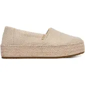 Toms Valencia champagne glimmer slub canvas 40