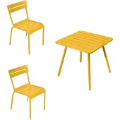 Fermob LUXEMBOURG Balkonmöbel-Set 3tlg. 80x80cm Tisch