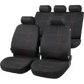 CarComfort Autositzbezug Nashville Komplettset schwarz, 13425