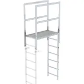 MUNK Günzburger Steigtechnik MUNK Attika-Überstieg in Sonderlängen Aluminium 1200mm