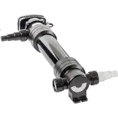HEISSNER UVC Teichklärer 55W, transparente Funktionskontrolle, 35% mehr UVC-Nutzung, 16 cm Breite