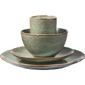 Mica Decorations Tabo Service Set für 4 Personen - Keramik - Grün