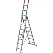 Facal Mehrzweckleiter 3-teilig GENIA S300 3x7 Sprossen