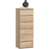 Akord Furniture Factory OP0LCL6SON001, Eiche, 6 Schublade(n), Matt, 16 mm, 31 cm, 350 mm