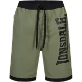 Lonsdale Boardshorts "CLENNELL", Herren, Gr. XXL, N-Gr, grün (khaki), Obermaterial: 100% Polyester. Futter: 100% Polyester, bequem, Hosen Boardshorts, Badeshorts, Innenhose aus Mesh