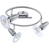 Globo Lighting Strahler Metall verchromt, 3x E14 R50