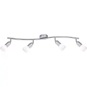 Globo Lighting Strahler Metall Nickel matt, 4x E14