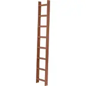 Iller-Leiter Iller Aluminium Dachleiter mit hochwertiger Pulverbeschichtung 10 Sprossen Braun