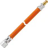 GOK Mitteldruckschlauchleitung Gas G1/4LH Überwurfmutter auf Stecknippel 1000 mm