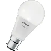 Osram SMART LED Lampe A60 Kolbenform B22D, 9W ZigBee 3.0, RGBW 16 Mio. Farben, dimmbar, App Steuerung, Alexa
