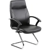 Dmora Bürostuhl Dgliozz, Chefsessel mit Armlehnen, Ergonomischer Bürostuhl, Schwarz, 60x59h95, cm