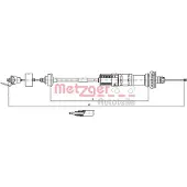 METZGER 11.3059 Kupplungsseil Seilzug passend für PEUGEOT 206 Schrägheck (2A/C) 828/597mm