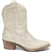 Smile Favorites Korte Cowboylaarzen Goud Spray Stiksels