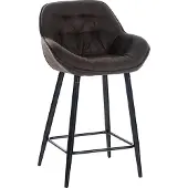 CLP Barhocker Gibson braun Material Stoff