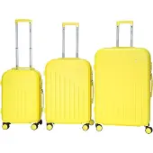 Barut Reisekofferset Ares 3-teilig Gelb MS-19047