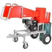 HECHT Benzin Holzhäcksler, Gartenhäcksler mit Elektrostart, 457cm3 , 9,6kW
