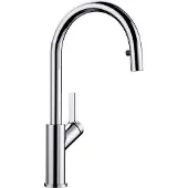 BLANCO CARENA-S, Messing galvanisch, chrom, Hochdruck, Standard, Chrom, Messing, Hebelgriffe, Einzelbild, 3/8"