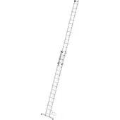 Proregal Sprossen-Seilzugleiter 2-teilig mit nivello-Traverse 2x16 Sprossen