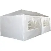 Bc-elec - 5300-0001 PAVILLON GARTENPAVILLON PARTYZELT GARTENZELT GARTEN ZELT BIERZELT 3X6M WEIß