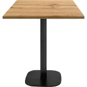 Restootab Tisch 70 x 70 cm – Runder Imbiss, Modell Eiche Armor