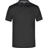 James & nicholson Men's Polo High Performance Funktionspolo black, Gr. XXL