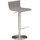 Mayer Barstuhl Sitzmöbel 1225 39,5 x 43 x 72 cm Stahl chrom matt/taupe