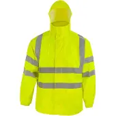 Prevent Warnschutz-Regenjacke PREVENT gelb Größe M - RJG/M