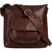 Spikes & Sparrow Umhängetasche Cross Body Damen 021823 cognac