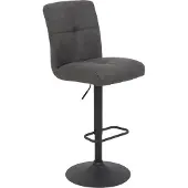 Harper Barhocker HIDALGO BHT 44x102x59 cm grau Barstuhl Tresenstuhl