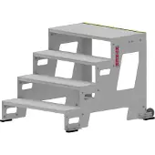 Hymer Industrietritt Grundmodul mit Alu-Profilstufen 0,6m Stufenbreite 4 Stufen