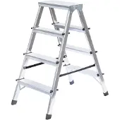 Proregal Haushaltsleiter beidseitig begehbar 2x4 Stufen