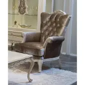 AEA Luxus Möbel Design Sessel klassischer Thron Sessel Wohnzimmer chesterfield Neu
