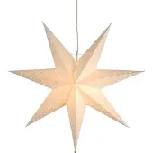 Star Trading Papierstern "Sensy Star 54" ca. 54 cm Ø, incl. Kabel, Farbe creme, 231-19