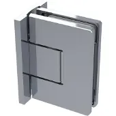 COLCOM Duschtür Scharnier 8500N 90 Grad Glas-Wand mittig, Messing verchromt poliert