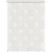 Lichtblick Duo Rollo Kreis Klemmfix, ohne Bohren Weiß, 150 cm, 110 cm x 150 cm (B x L)