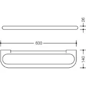 Hewi 477.03B100 97 Ablage Ser 477, matt,