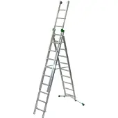 Facal Mehrzweckleiter SUPERPRIMA S600 3-teilig 9+10+10 Sprossen