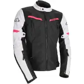 Acerbis Dual Road wasserdichte Jacke Polyester X-Street Lady Schwarz/Rosa größe XL