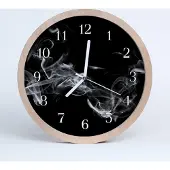 Tulup Holzuhr 30fi cm wanduhr - Rauch