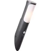 Brilliant Außenleuchte Gap Schwarz max. 20W E27 IP44 ohne Leuchtmittel mit Bewegungsmelder