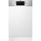 AEG 7000 GlassCare / Integrierter-Geschirrspüler 45 cm / AirDry - perfekte Trocknungsergebnisse / Besteckkorb FEE7341AZM Integriert - nicht relevant