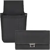 Green Burry Greenburry Kellnerbörse mit Holster Kellnerset Kellnergeldbörse Leder schwarz Set rustikal